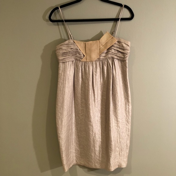 BCBG // Shimmering Gold Dress - Picture 1 of 3